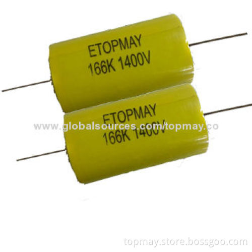 Metalized Polypropylene Film Capacitor with ≤0.1% Axial and Epoxy Resin CoatingNew